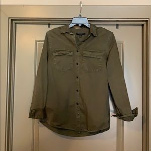 Olive Green Banana Republic Button Down